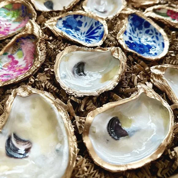 NWT Oyster Shell Trinket Dish - Picture 5 of 6